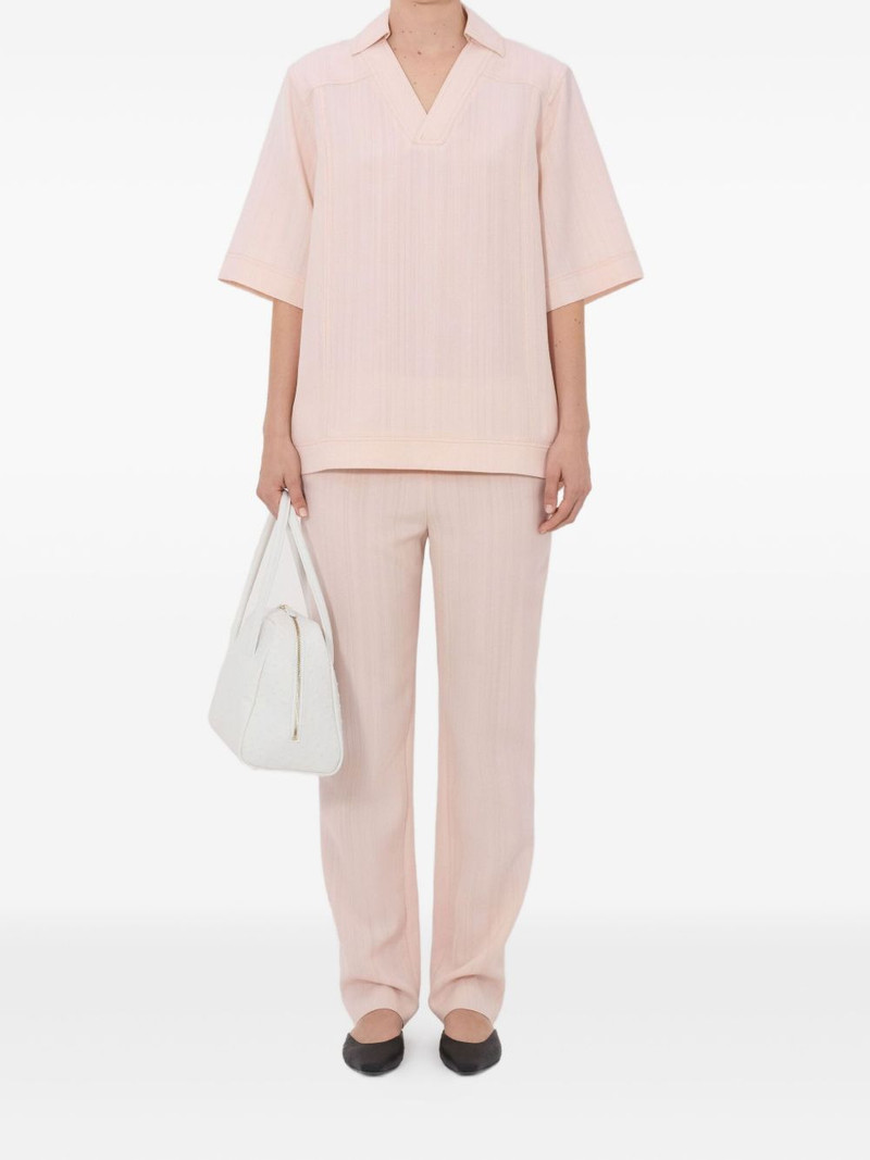 Loulou de Saison Ermo open neck top outlook