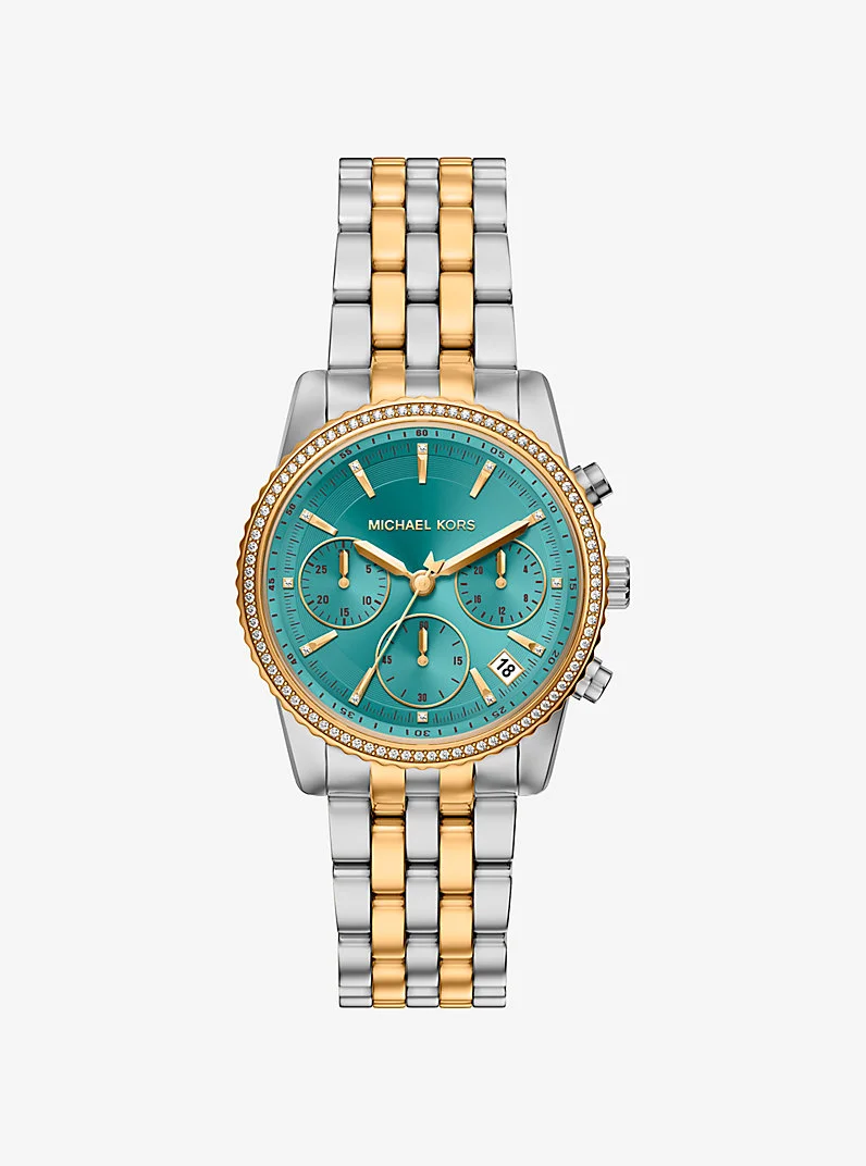 Bryant Pavé Two-Tone Watch - 1