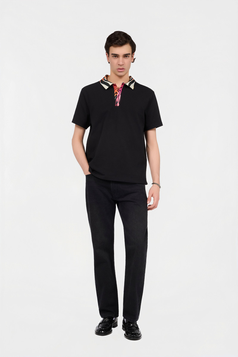 Roberto Cavalli Ray Of Paradise Print Polo outlook