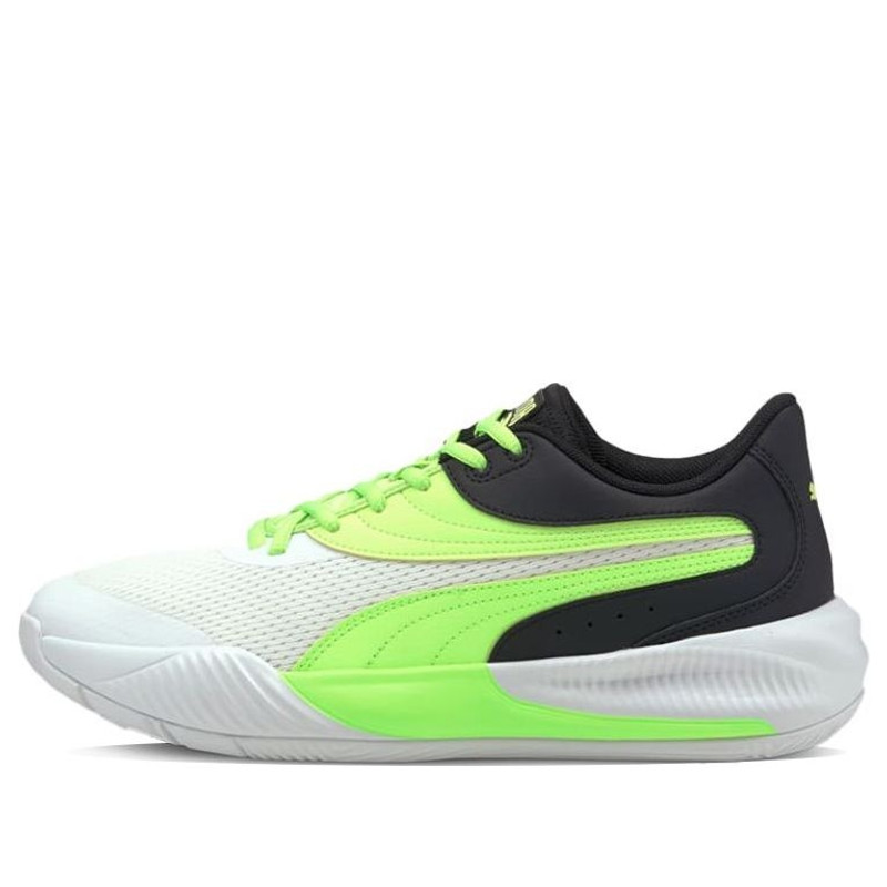 PUMA Triple Basketball 'White Green Glare' 195217-10 - 1
