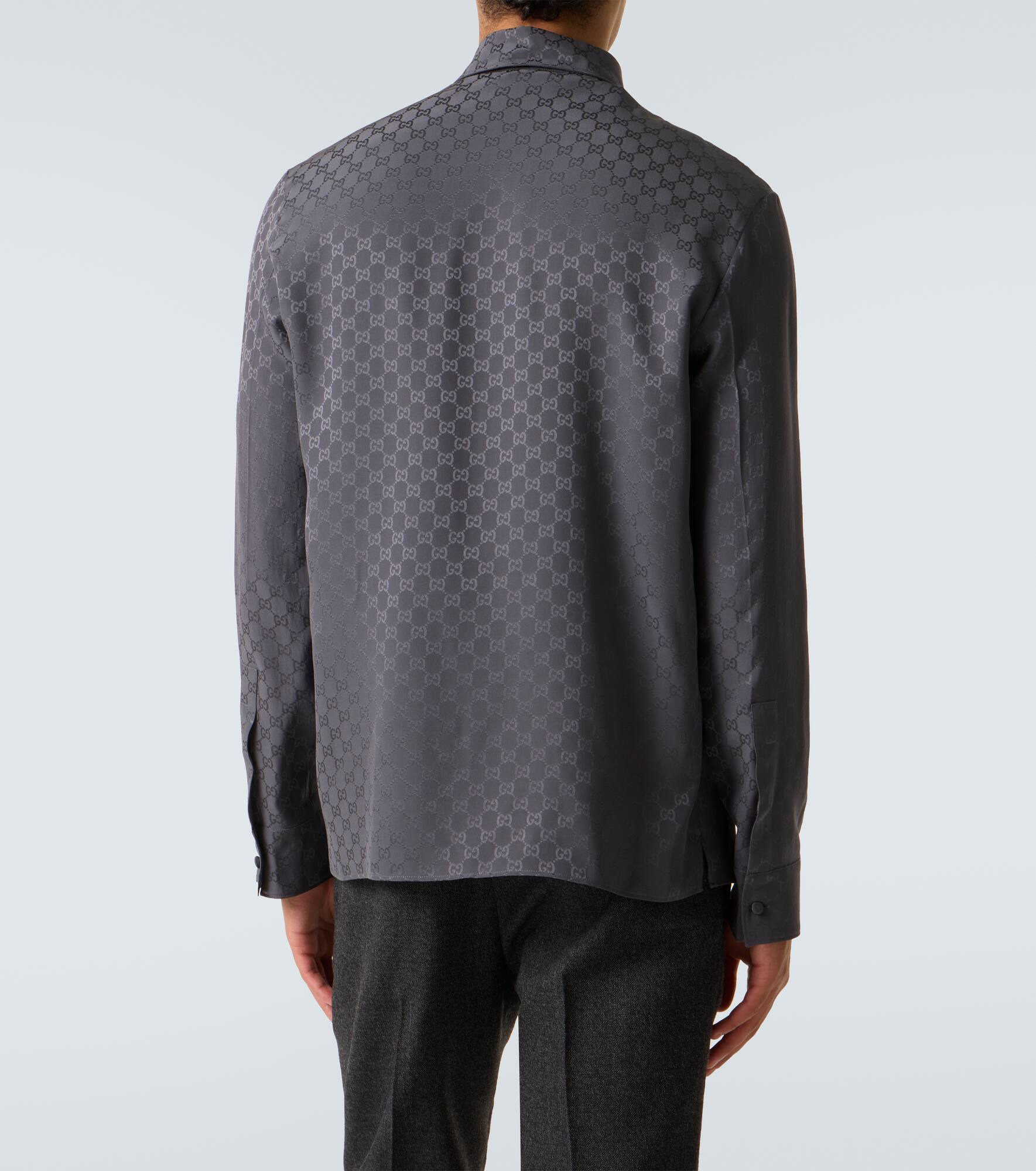 GG silk shirt - 4