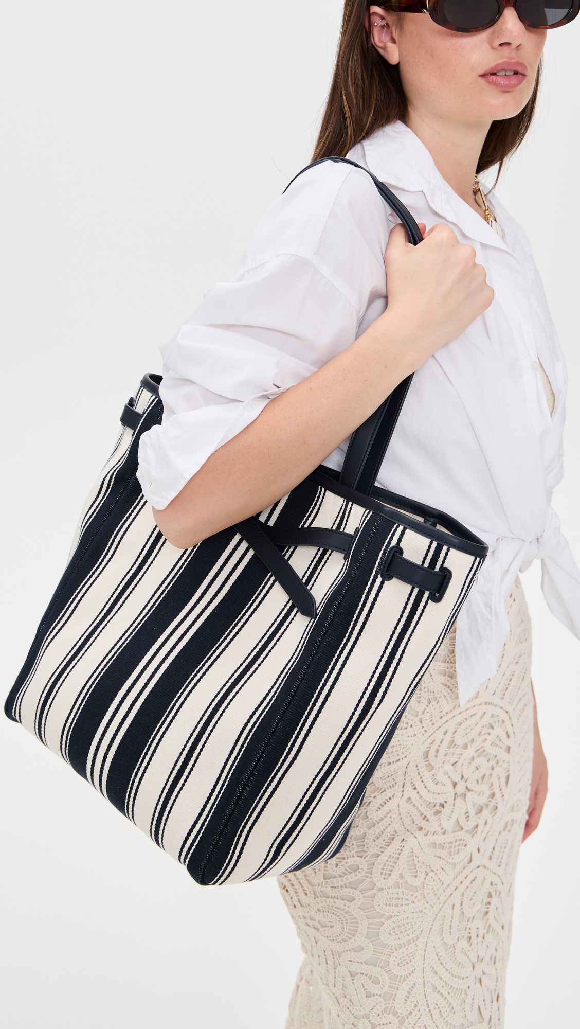 Stripe Canvas Tote - 2