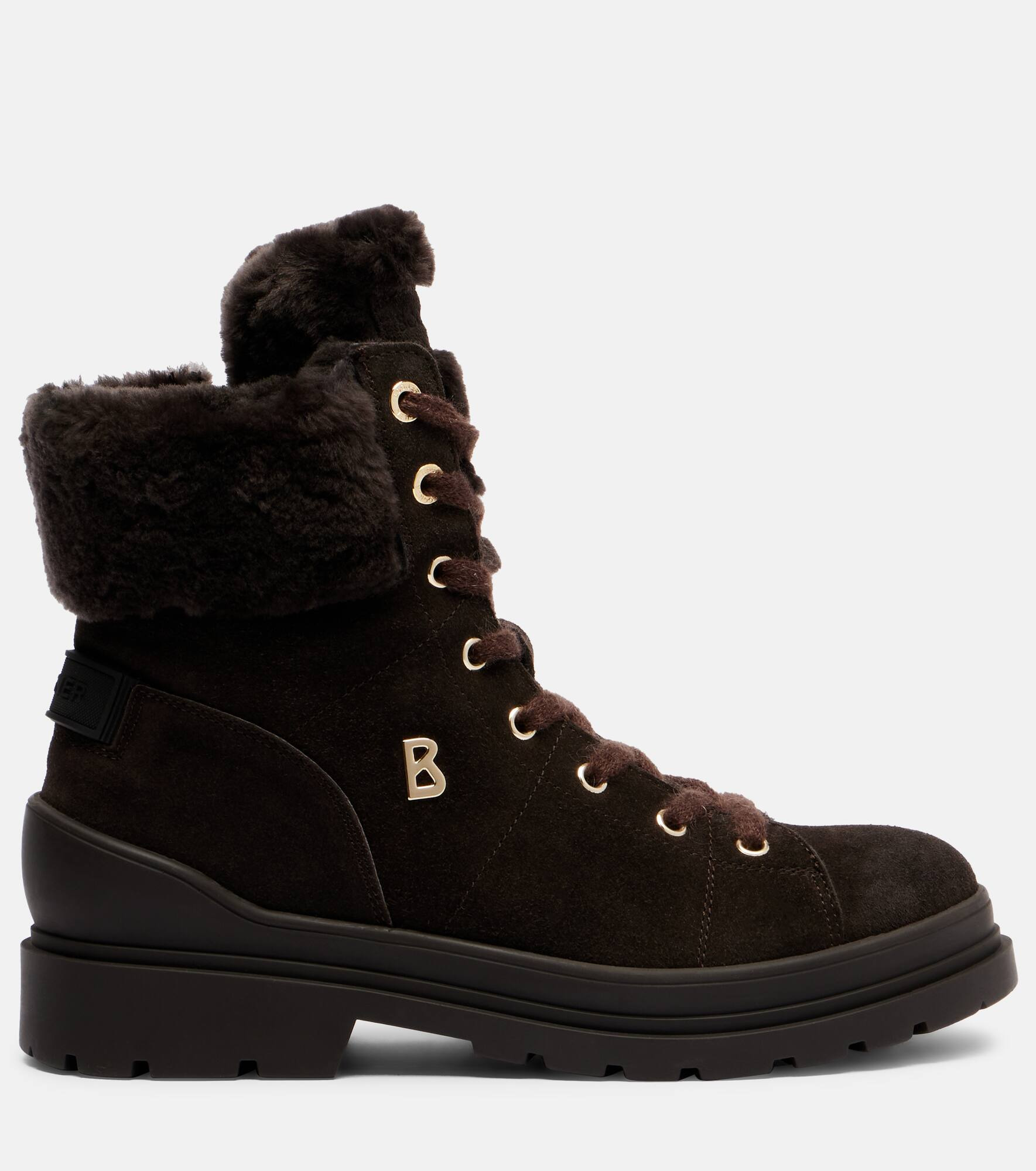 St. Moritz suede lace-up boots - 4