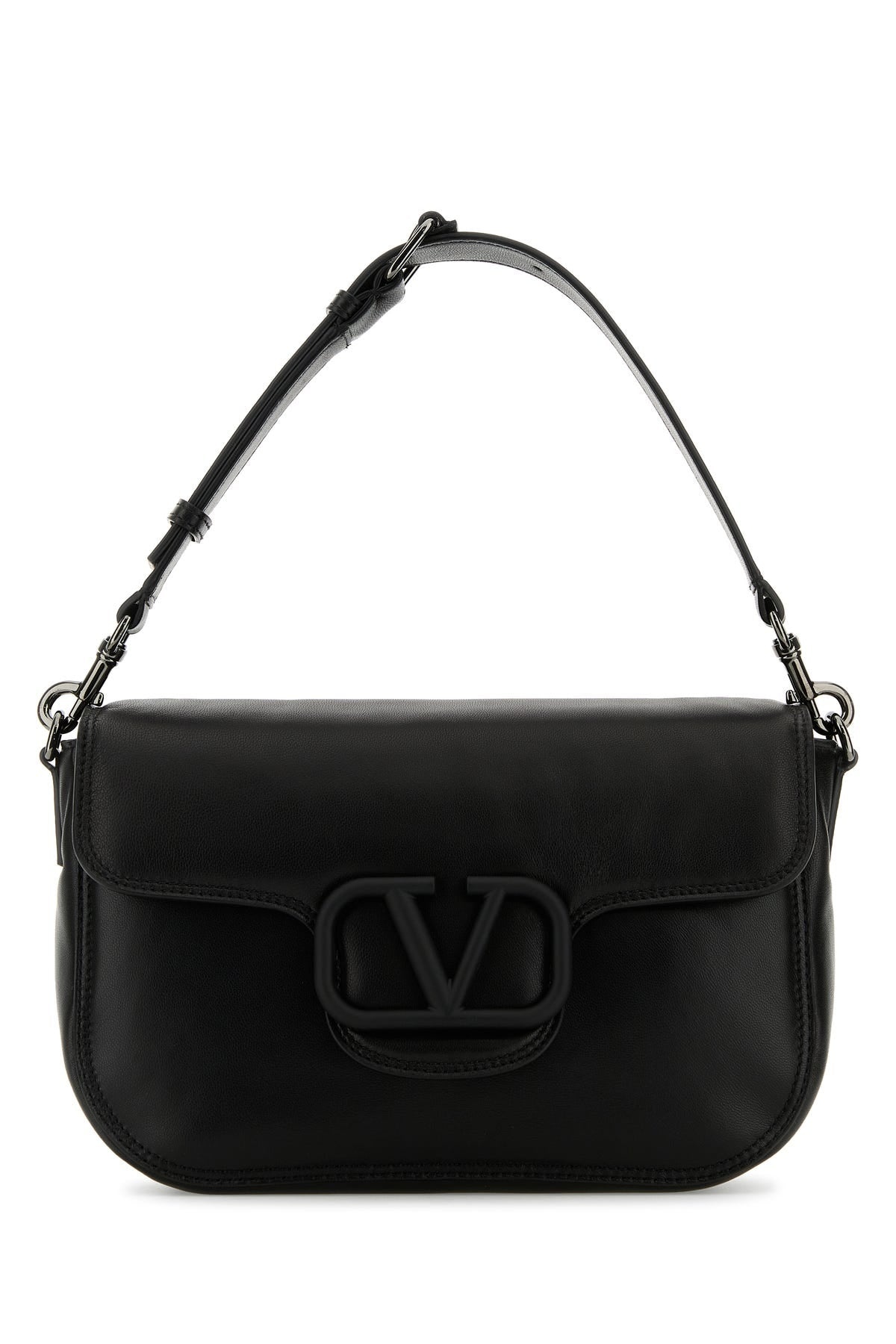 Black leather LocÃ² handbag - 1