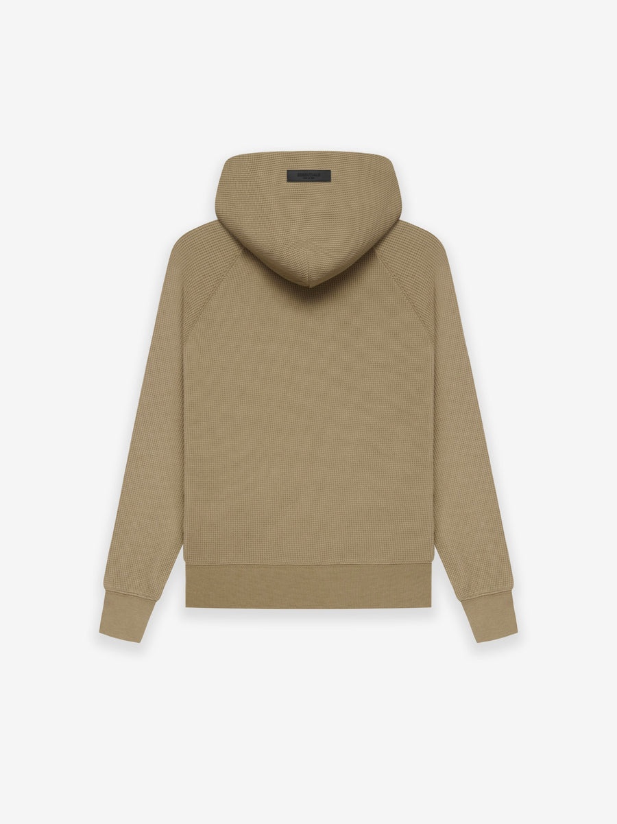 WAFFLE HENLEY HOODIE - 2