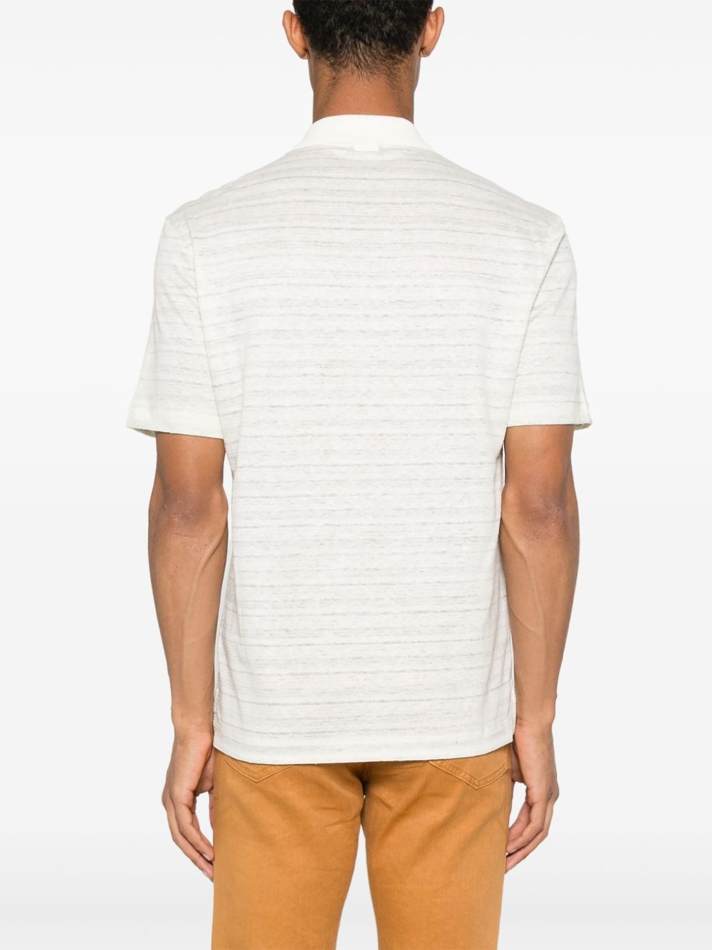 striped short-sleeve T-shirt - 3