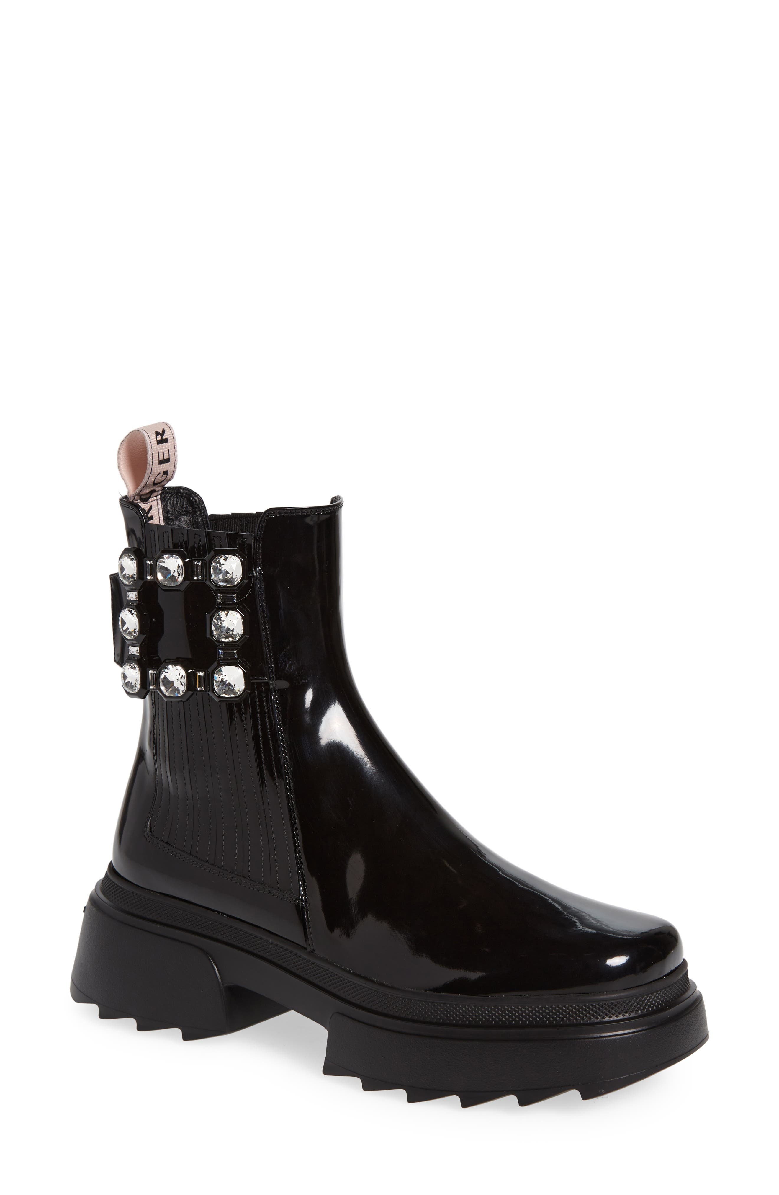 Wallaviv Crystal Buckle Chelsea Boot - 1