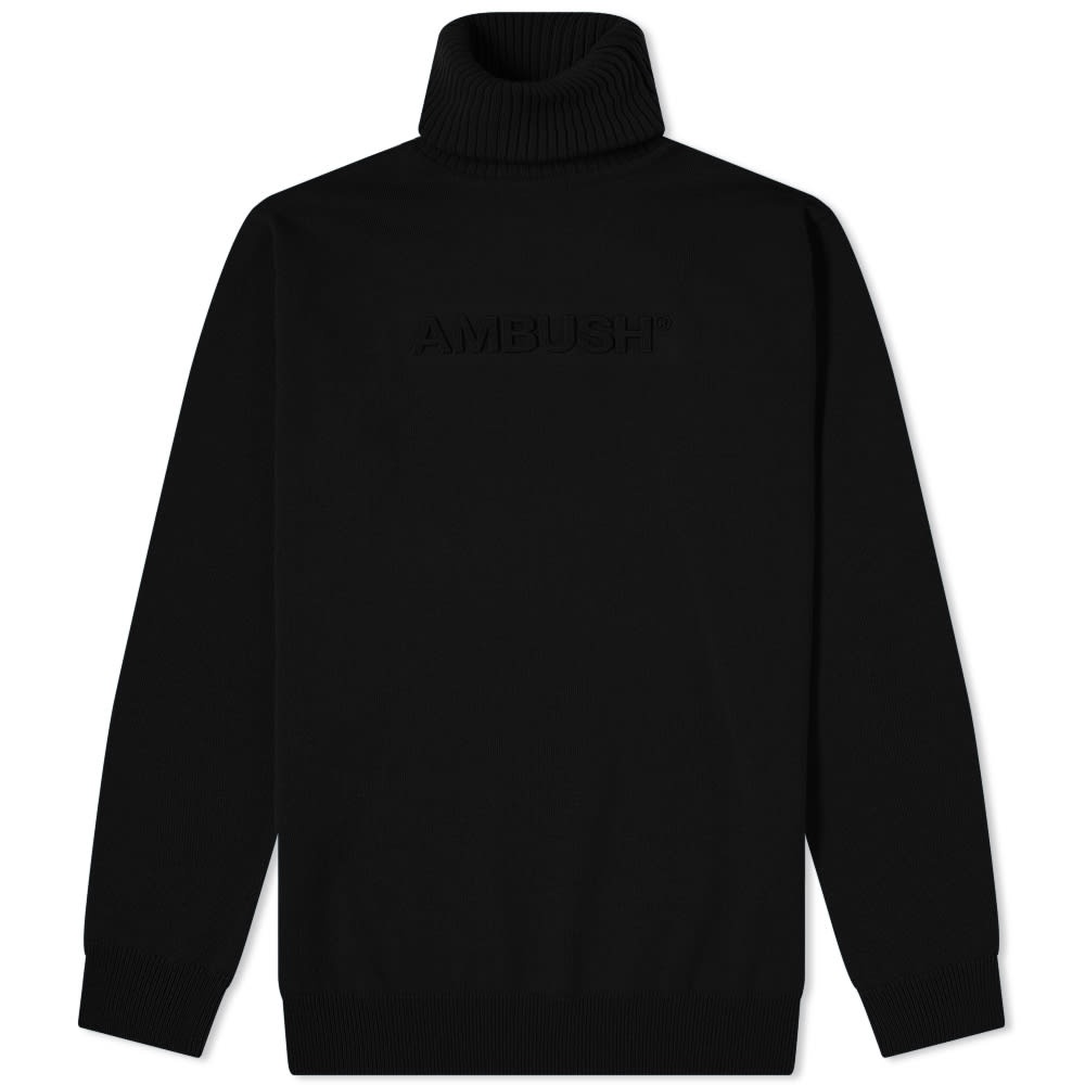 Ambush Embossed Logo Knit Turtleneck - 1