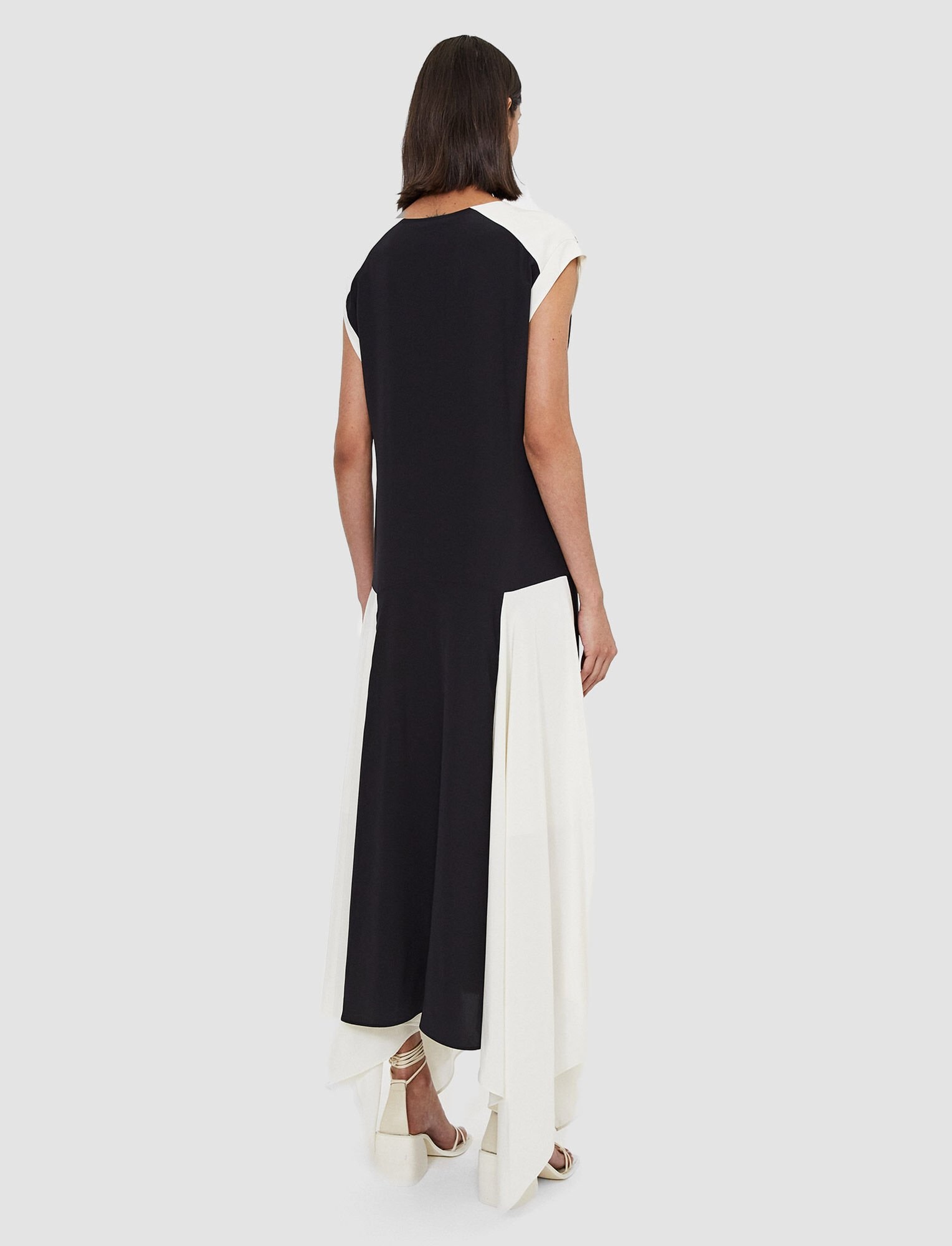 Silk Graphic Crepe de Chine Goodman Dress - 4