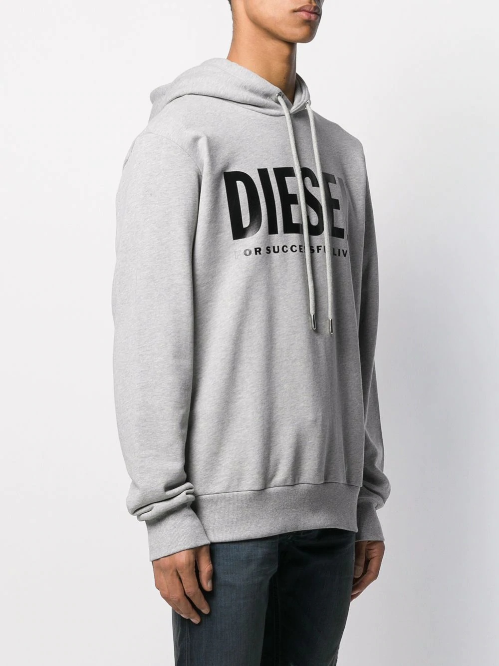 printed logo hoodie - 3