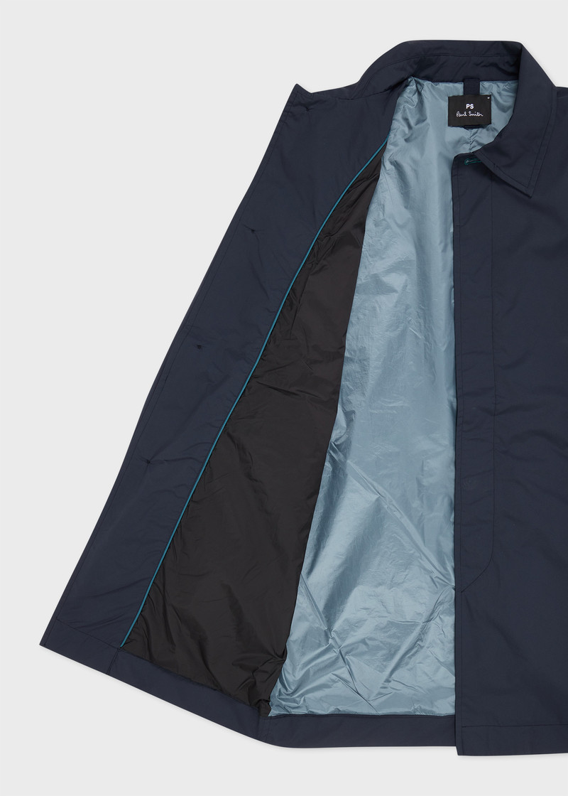 Navy Lightweight Lined Mac 4