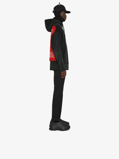 Givenchy OVERSIZED HOODIE WITH BANDANA PATCH outlook