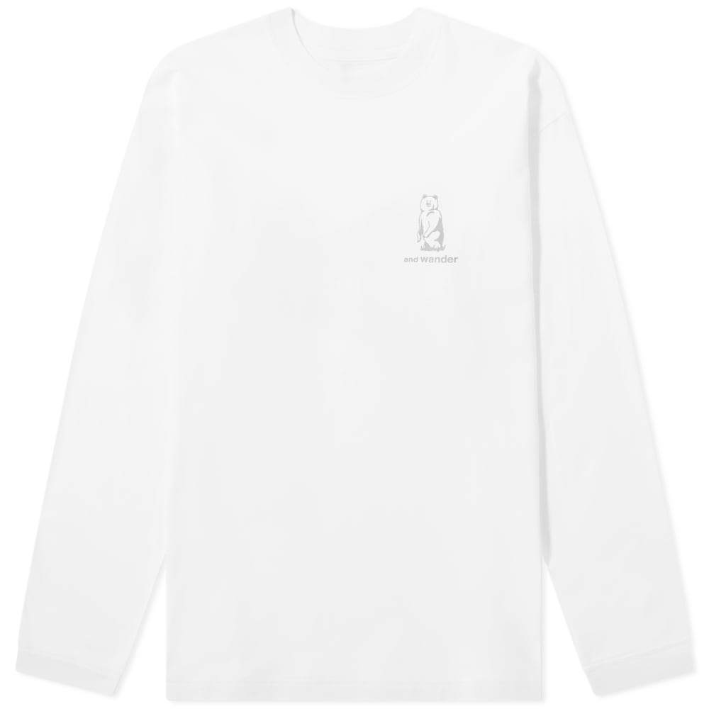 And Wander Long Sleeve Knife Ridge Tee - 1