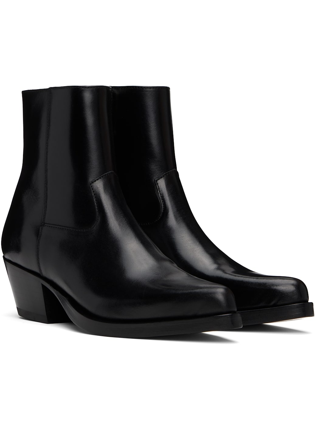 Black Western Boots - 4