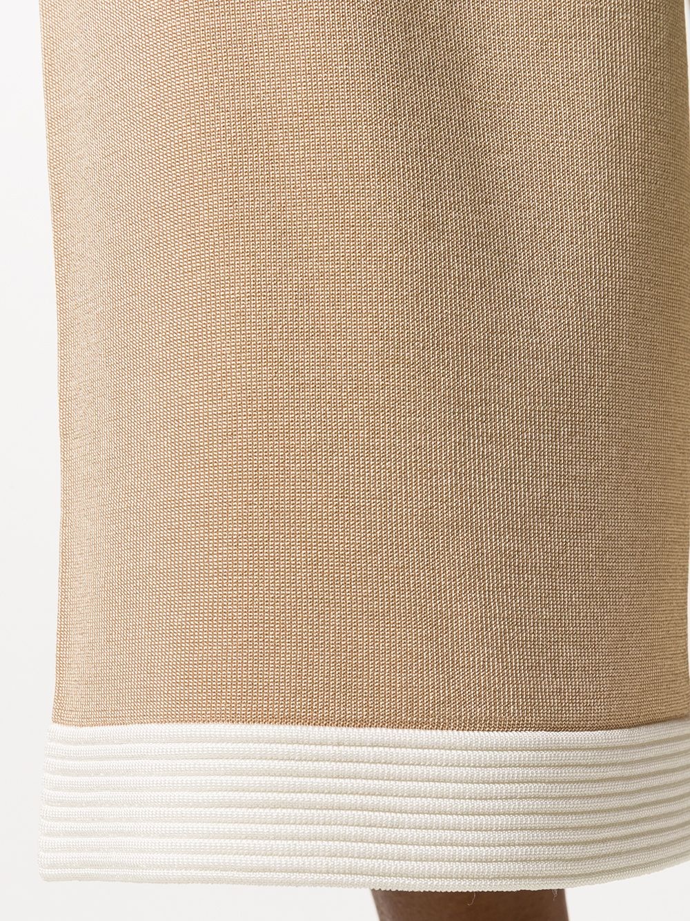 cropped wide leg trousers - 5
