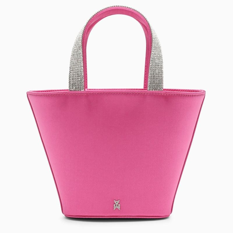 Amina Muaddi Rih Satin Bucket - 4