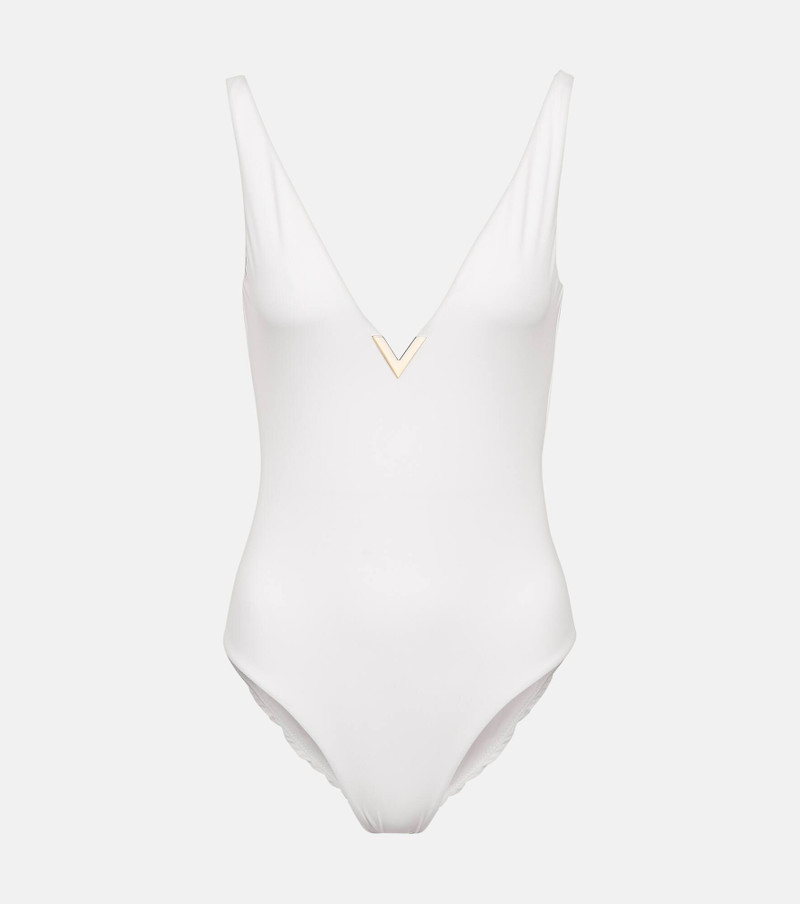 Logo swimsuit - 1