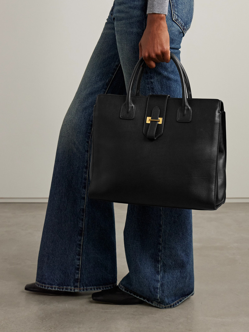 NILI LOTAN Lou Leather Tote outlook