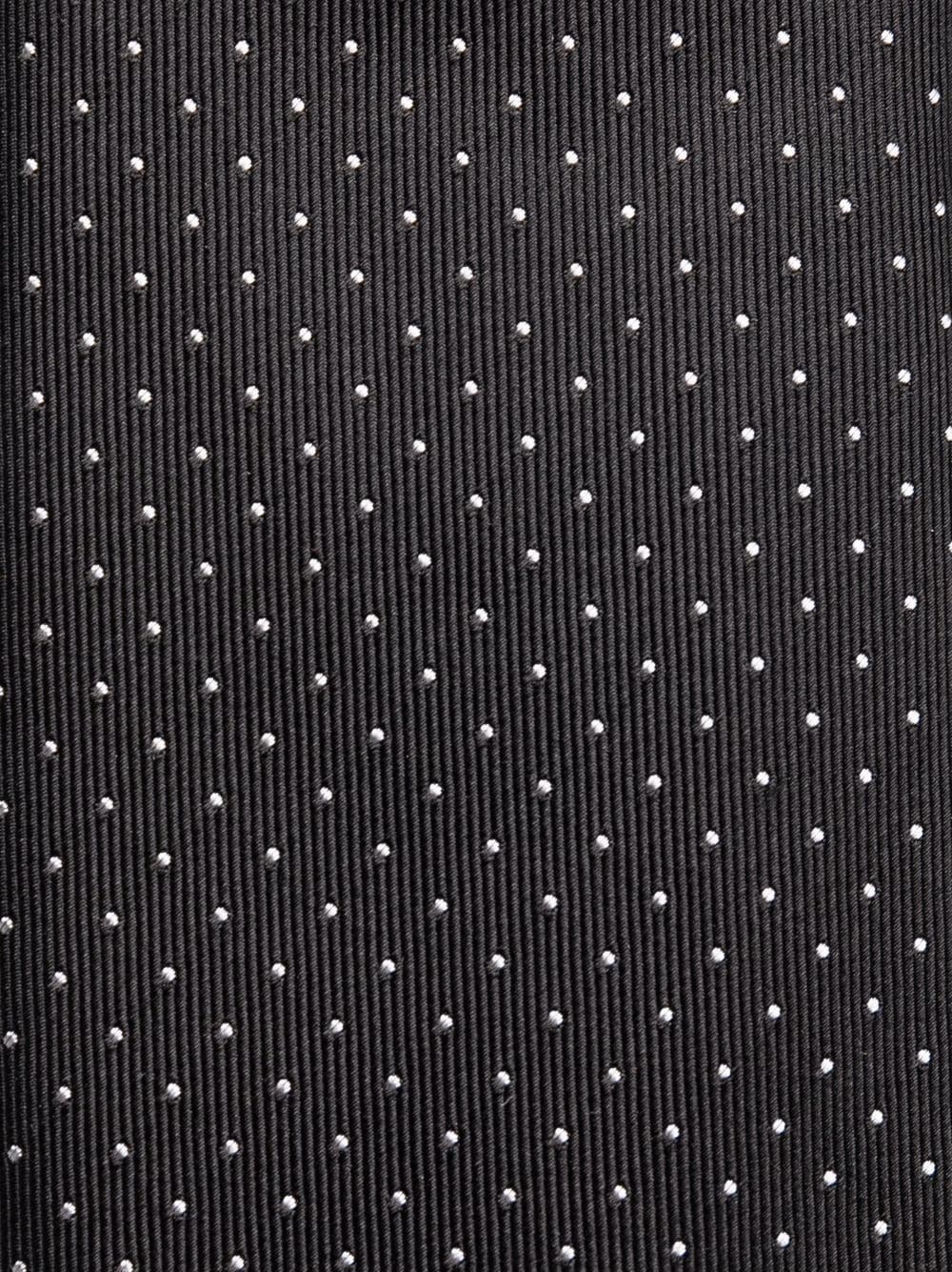 polka dot-print silk tie - 2