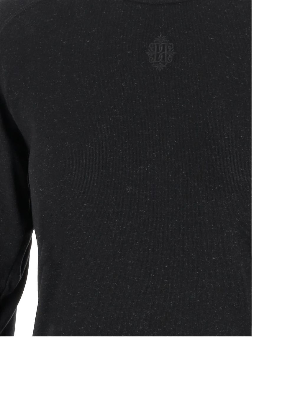 logo-embroidered crew neck sweater - 3