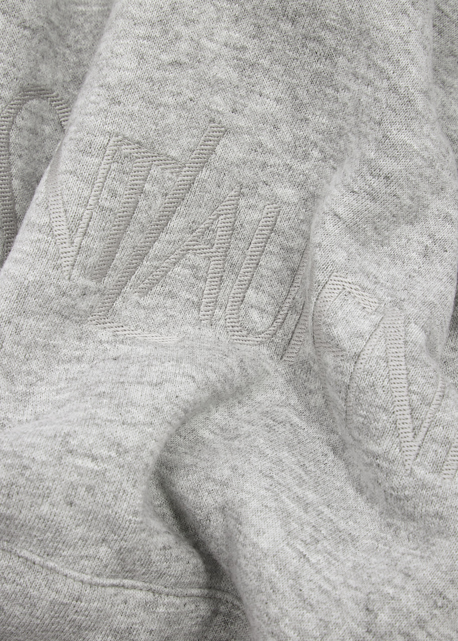 Logo hooded cotton-blend sweatshirt - 5