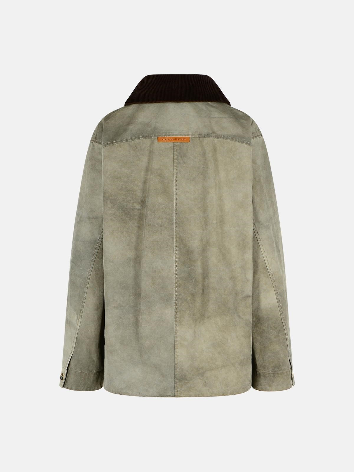 'HARRINGTON' GREEN COTTON JACKET - 3
