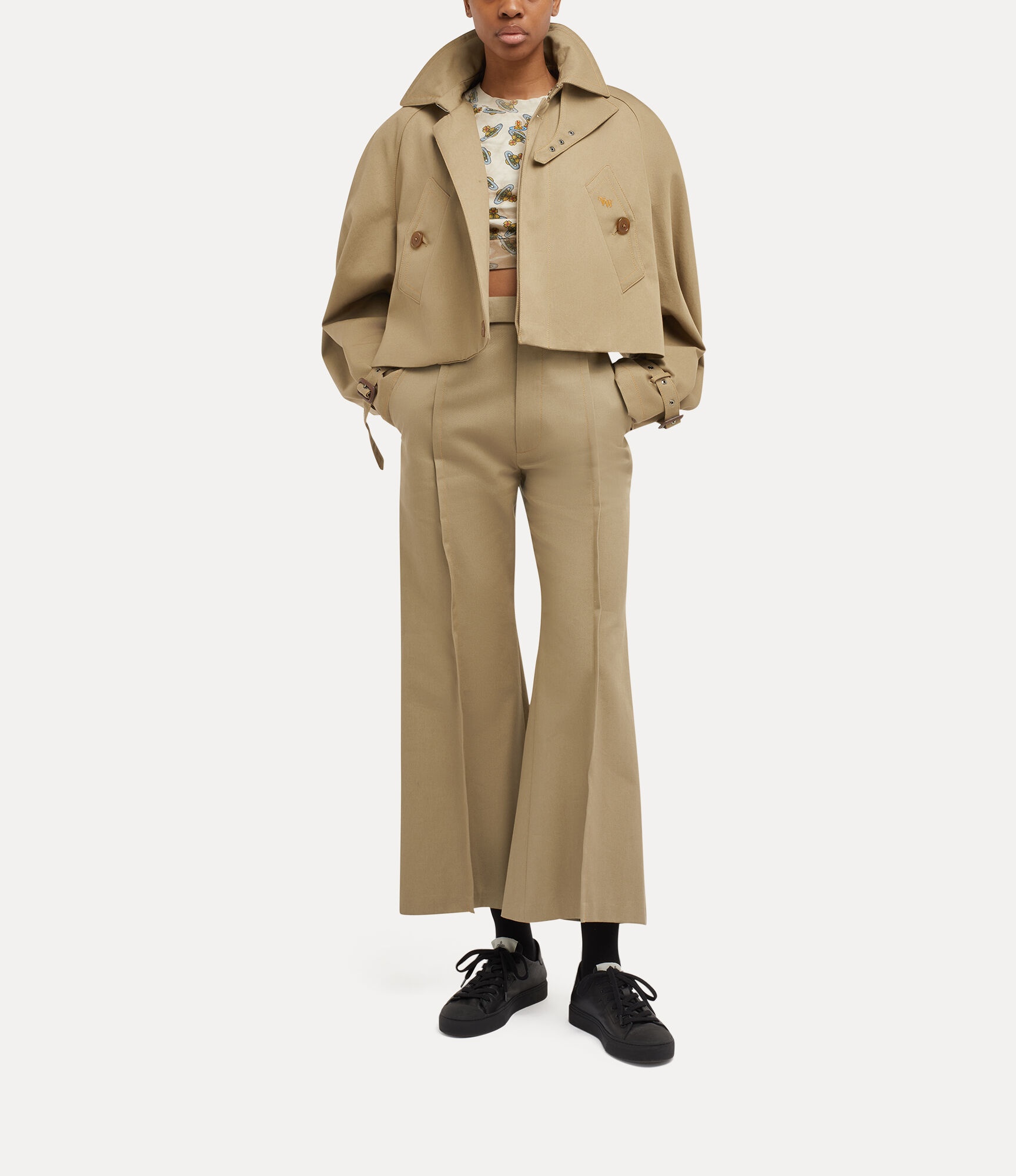 CUT OFF GRAZIANO TRENCH COAT - 3
