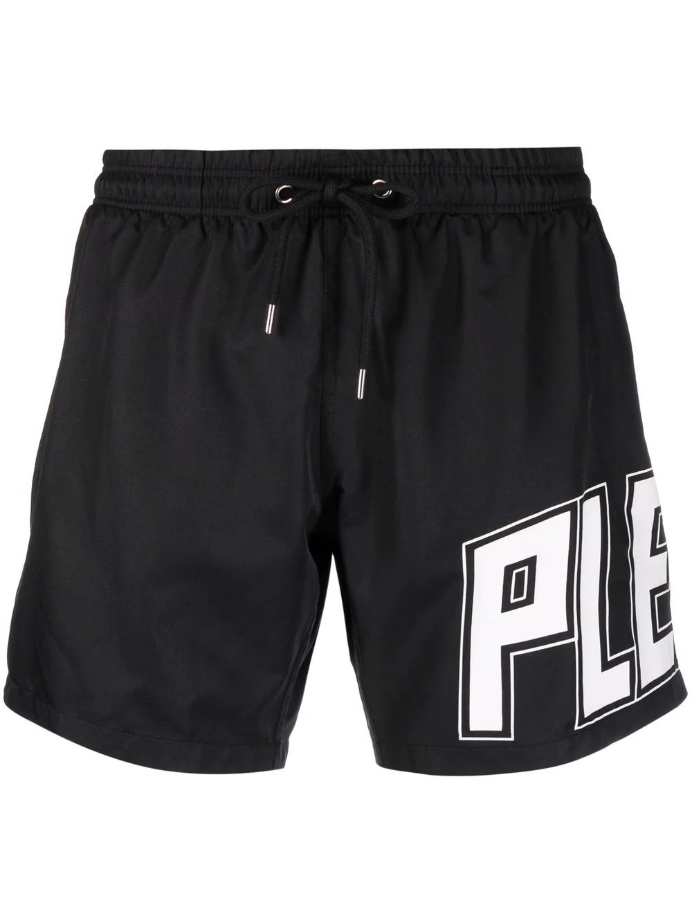 logo-print swim shorts - 1