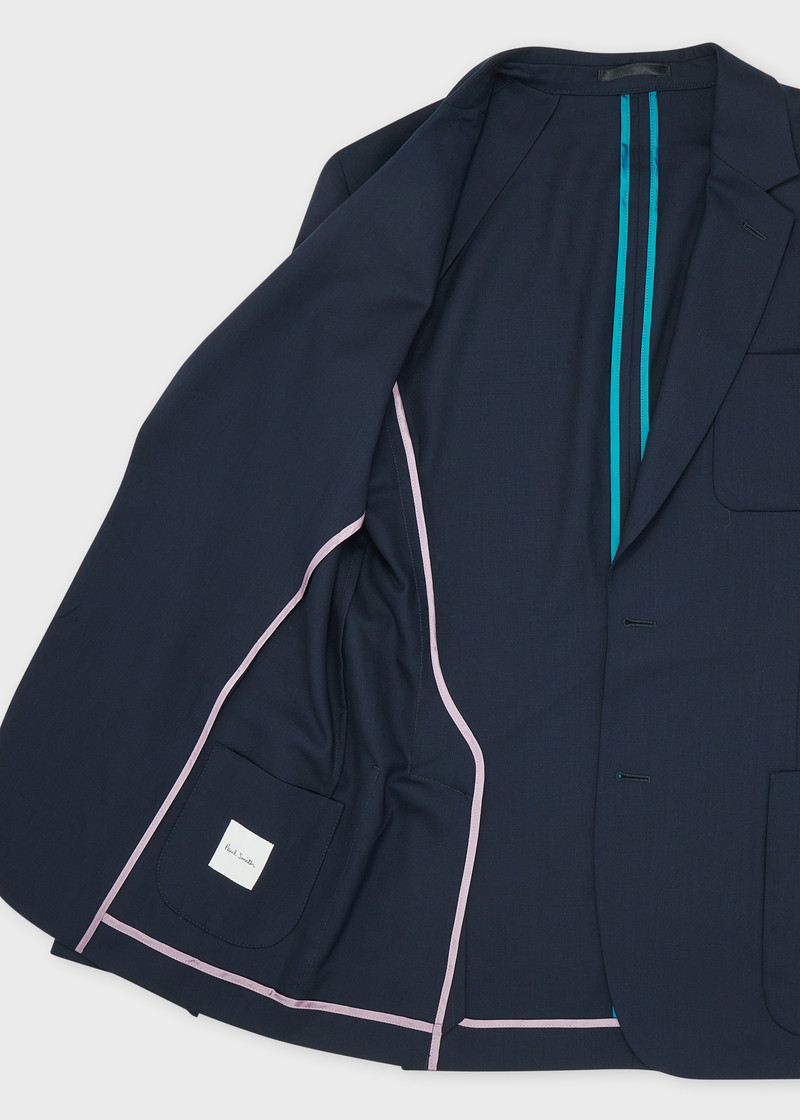 A Suit To Travel In - Navy Wool Unlined Suit 4