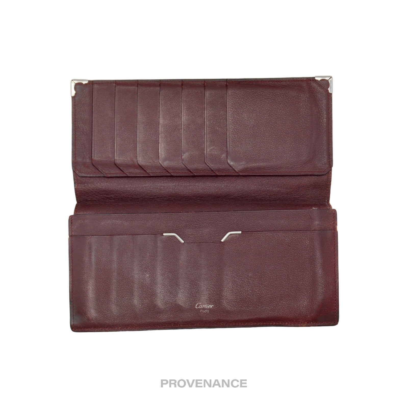 Cartier Long Wallet - Black Calfskin Leather - 4