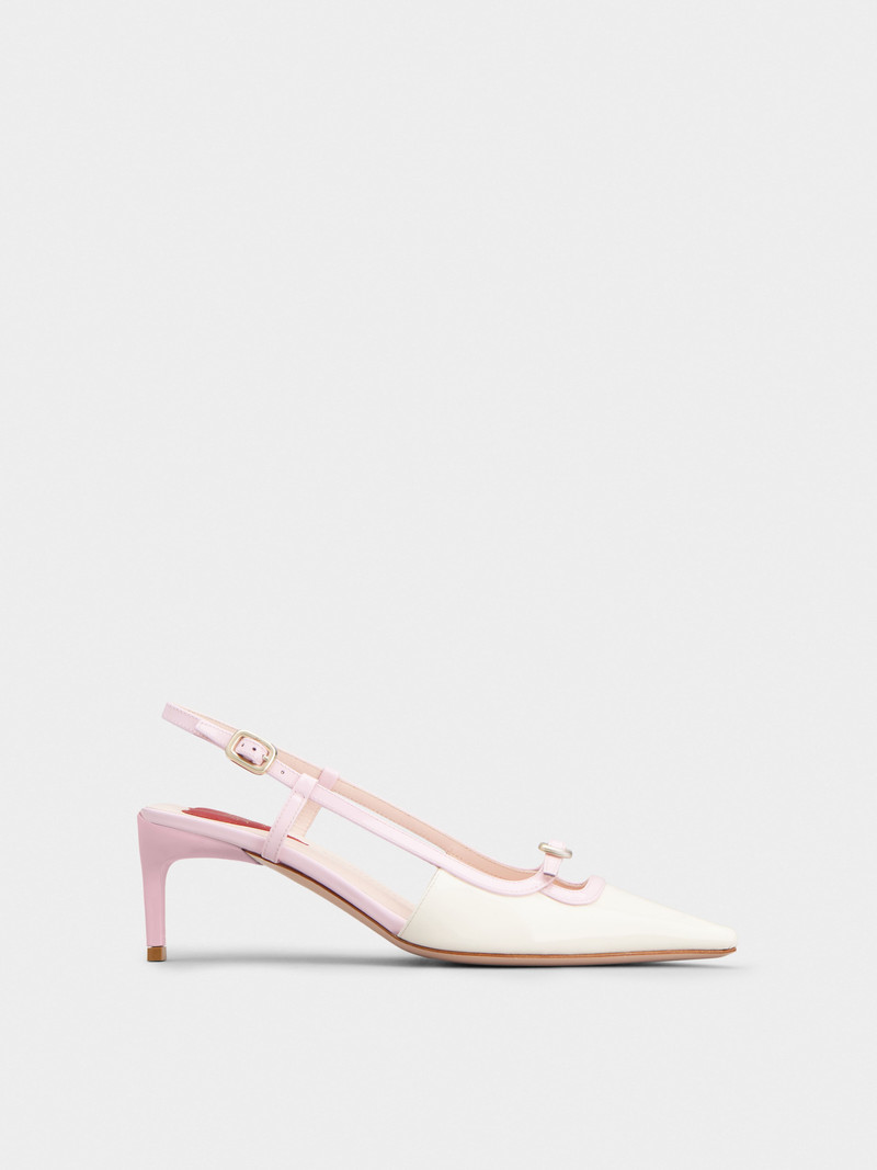 Viv’ Canard Slingback Pumps in Patent Leather - 1