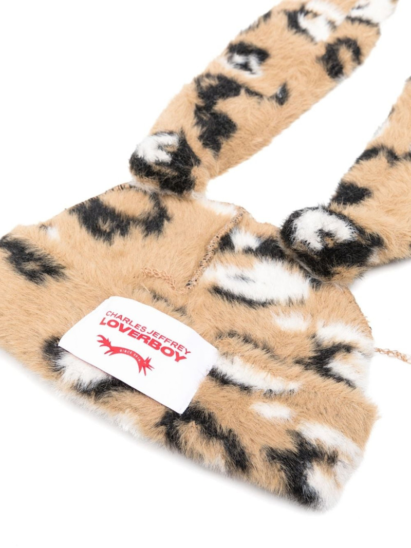 CHARLES JEFFREY LOVERBOY Fluffy Chunky Rabbit beanie outlook
