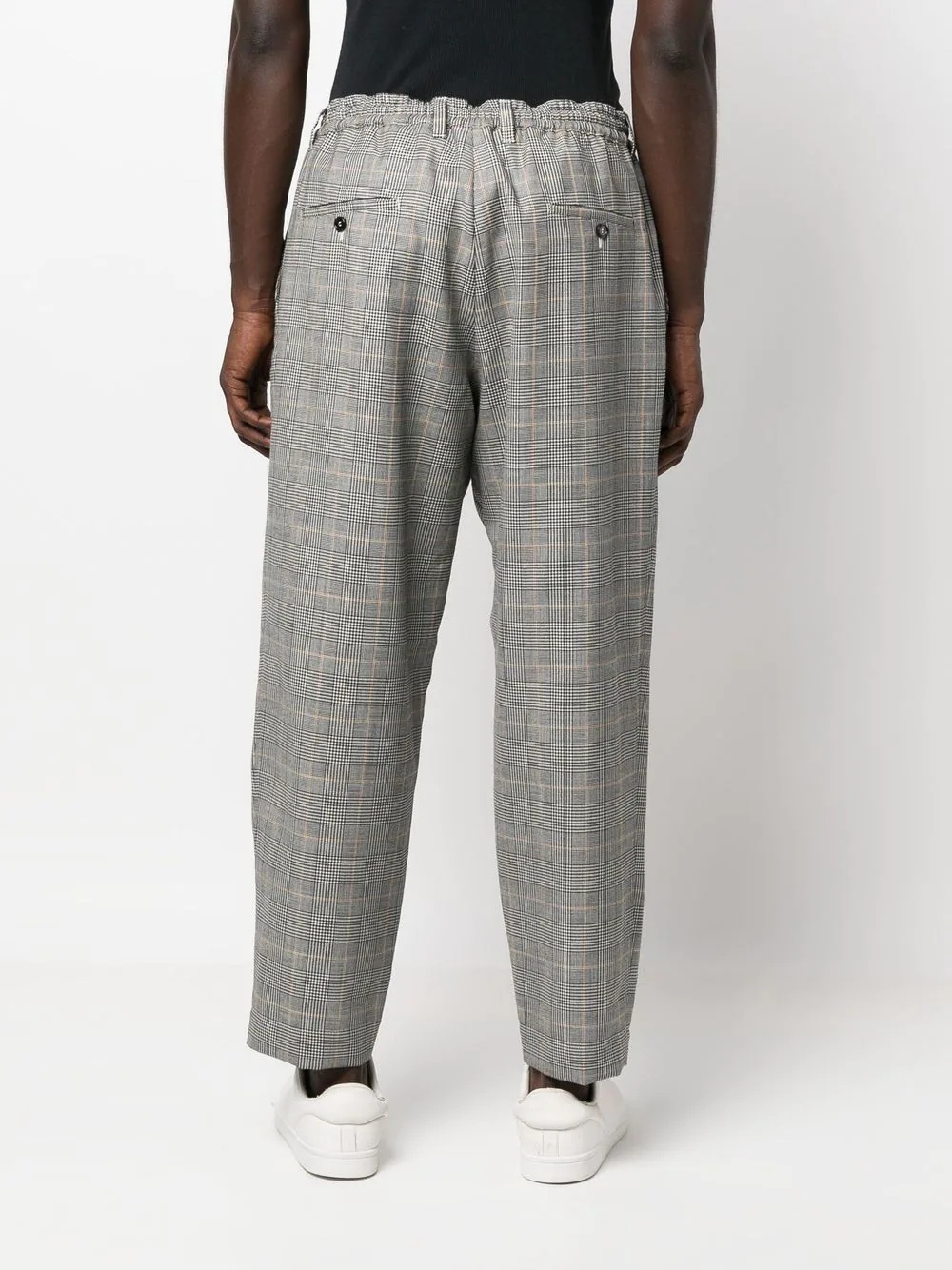 Prince-Of-Wales check-print trousers - 4