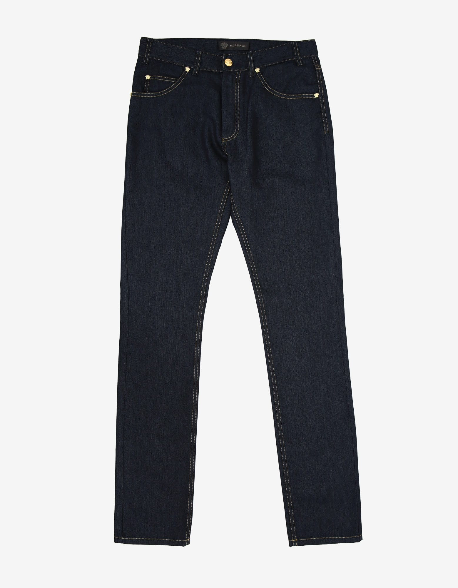 Versace Indigo Dye Denim Jeans - 1