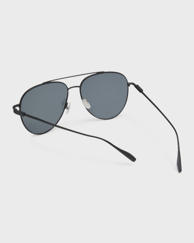 FERRAGAMO Prisma Oversized Metal Aviator Sunglasses outlook