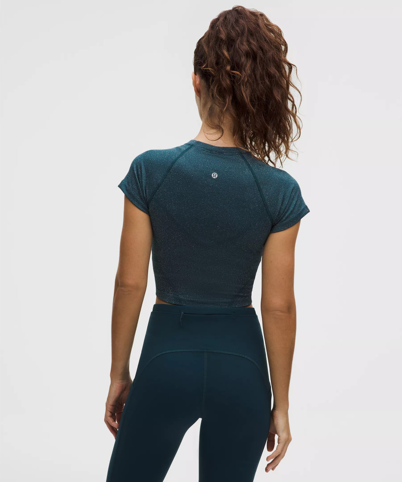 Swiftly Tech Cropped Short-Sleeve Shirt 2.0 *Sparkle 3