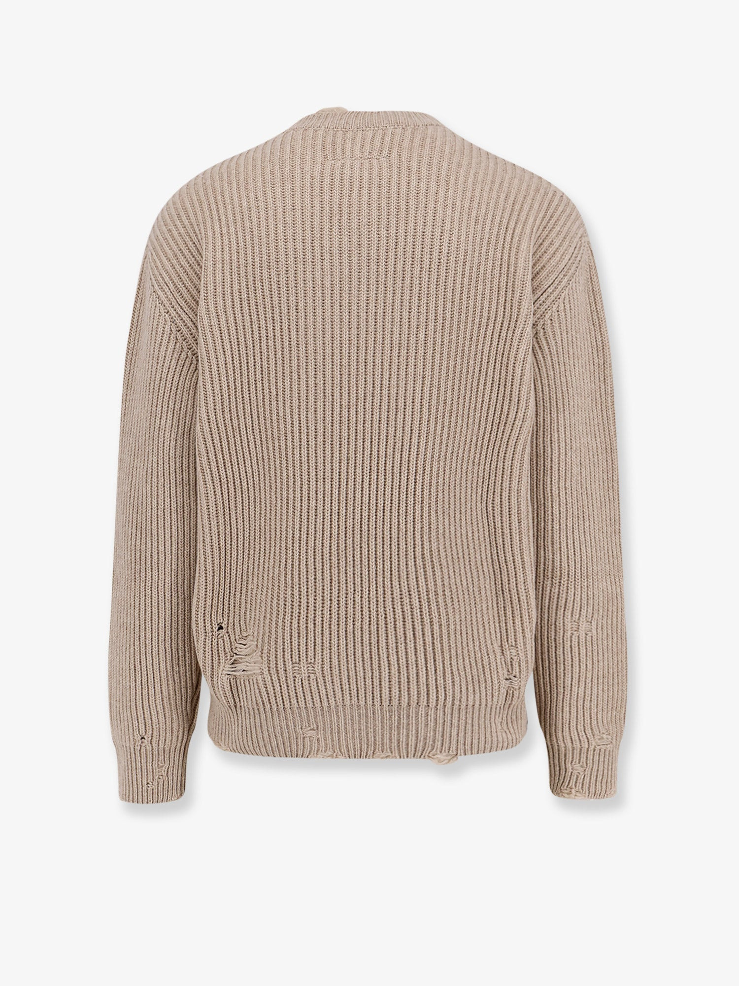 Mm6 Maison Margiela Wool Blend Sweater With Distressed Effect - 2