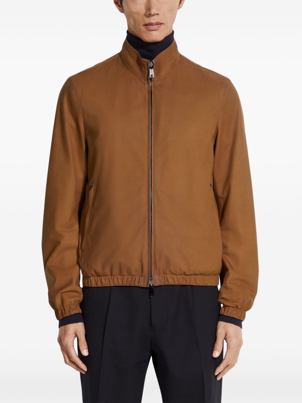 reversible suede jacket - 3