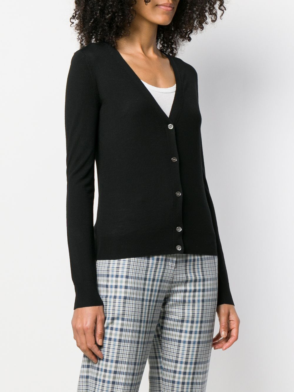 v-neck cardigan - 3