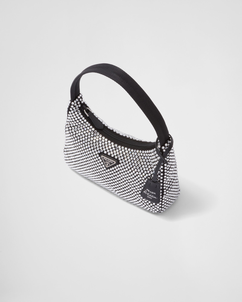 Satin mini-bag with crystals 3