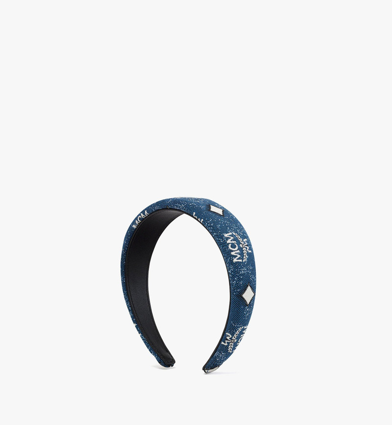 Headband in Denim Jacquard 1