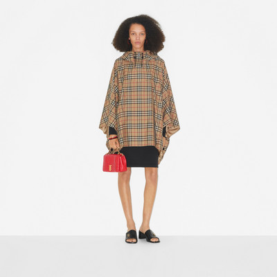 Burberry Check Hooded Poncho outlook