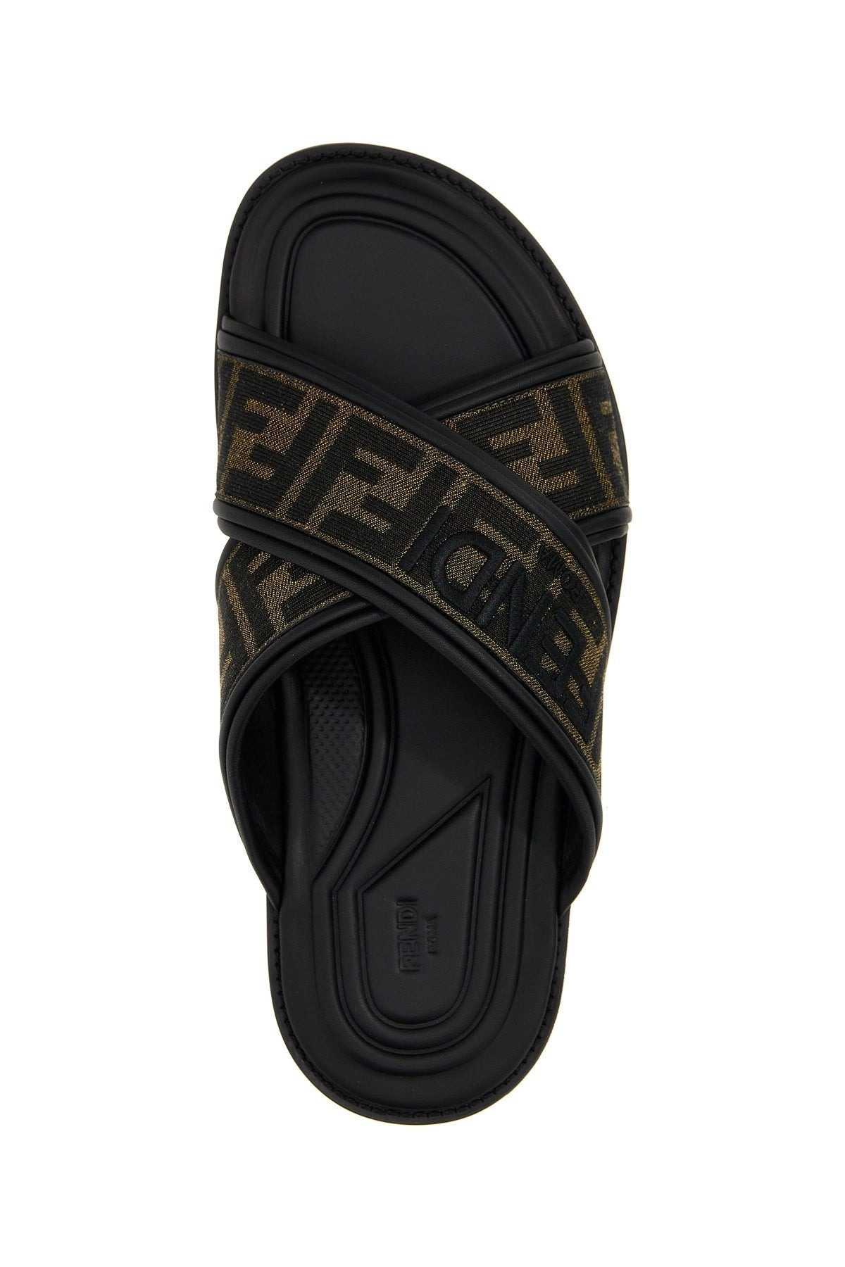 Fendi Men Logo Slides - 4