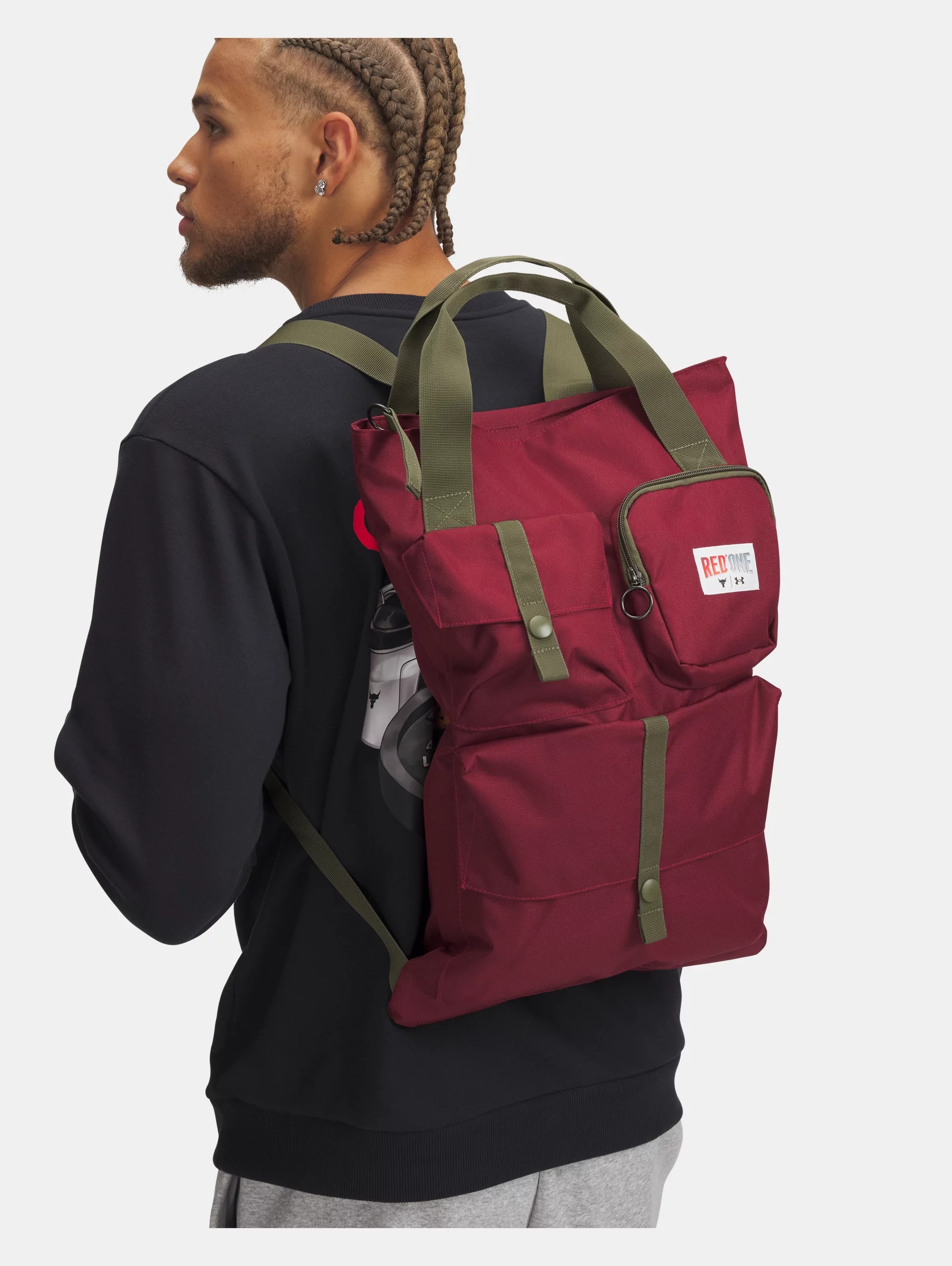 Project Rock Red One Gym Sack - 4