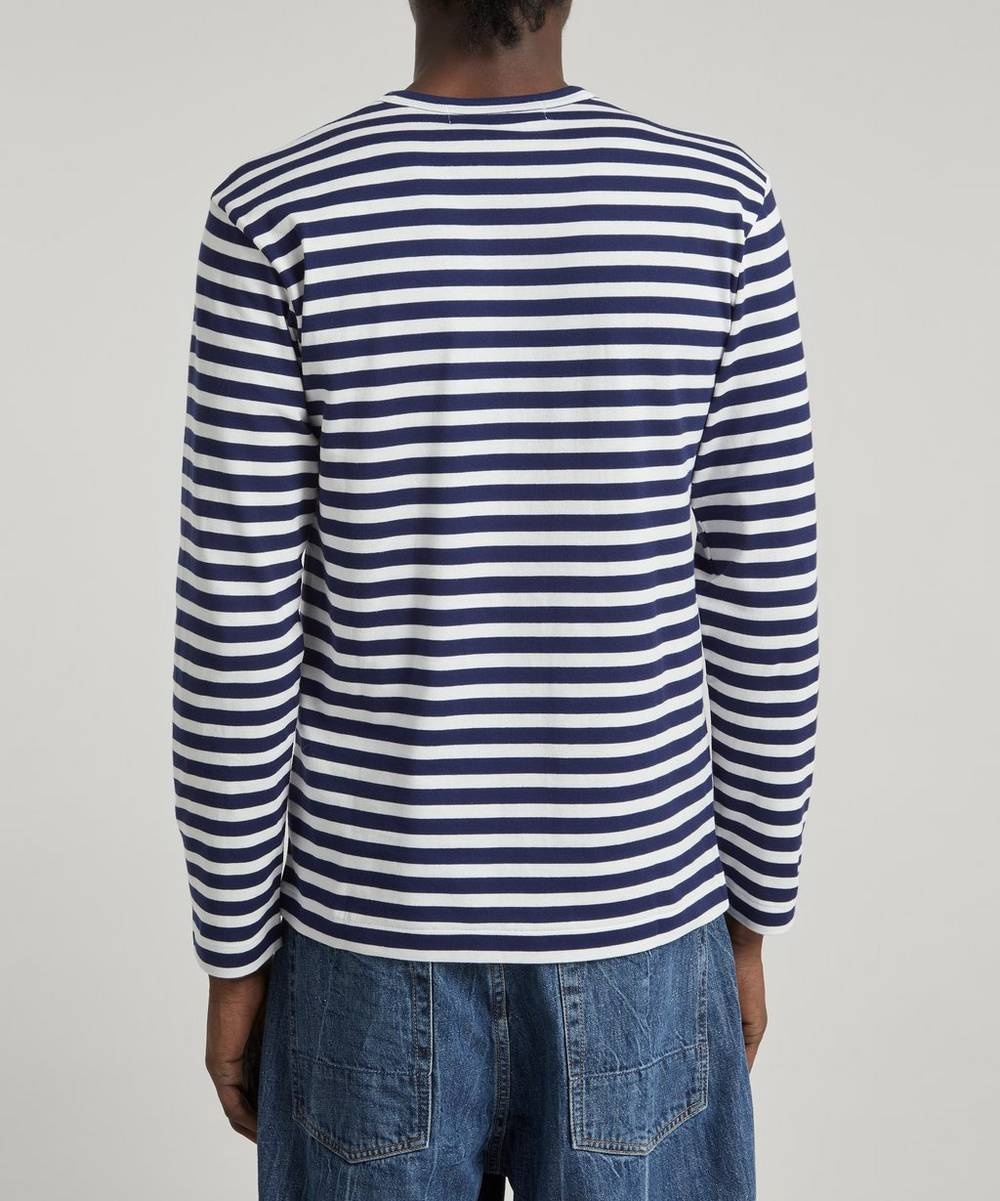 STRIPED SMALL HEART L/S T-SHIRT - 6