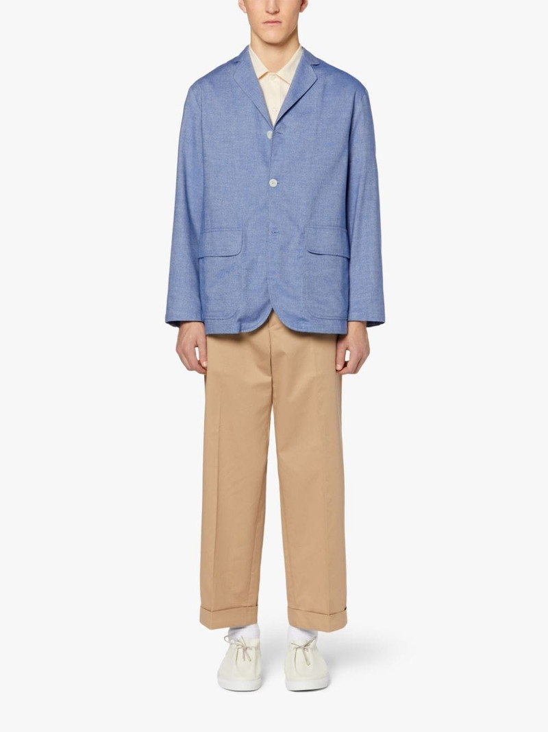 Mackintosh PEMBROKE BLUE COTTON & WOOL JACKET | GSC-104 outlook