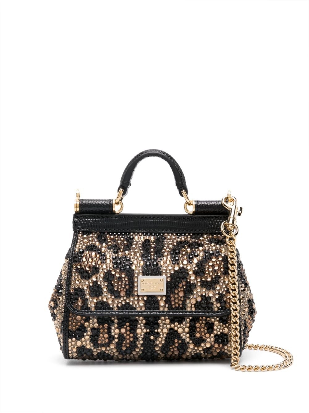 mini Sicily crystal tote bag - 1