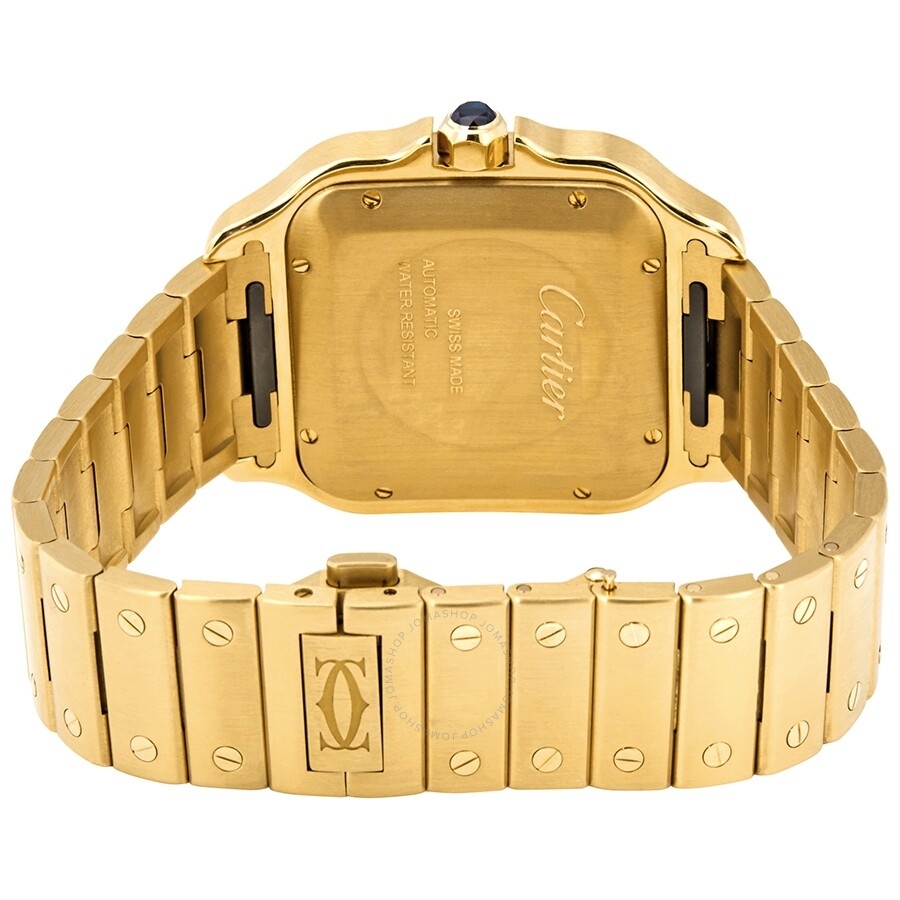 Cartier Santos de Cartier 18kt Yellow Gold Men's Large Watch WGSA0009 - 3