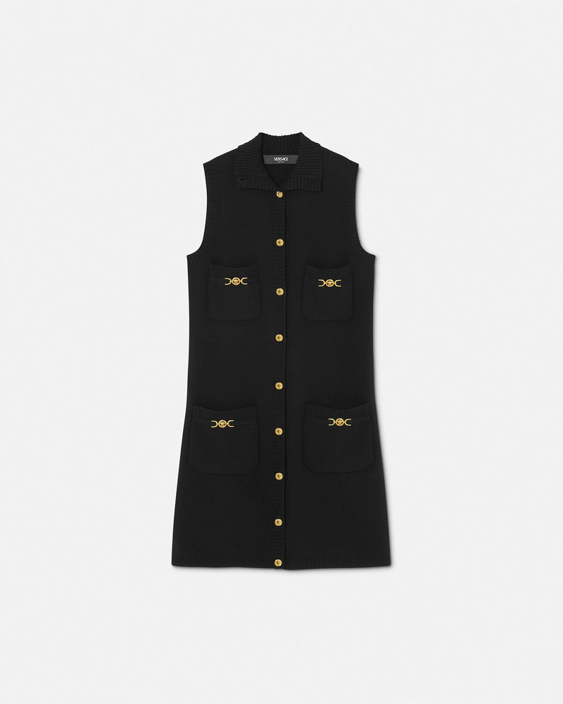 Cashmere-Blend 이동 Knit 미니 드레스 - 1