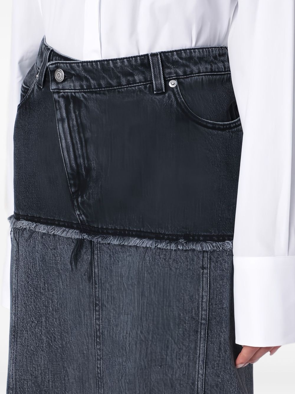 Hybrid midi skirt - 5